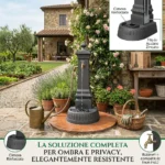 Fontana in Ghisa da Giardino 100 cm – Elegante e Resistente