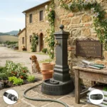 Fontana in Ghisa da Giardino 100 cm – Elegante e Resistente