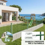 Rete Elettrosaldata Zincata Plastificata per Recinzione
