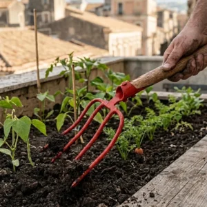 Forca a 4 Denti Professionale per Agricoltura e Giardinaggio